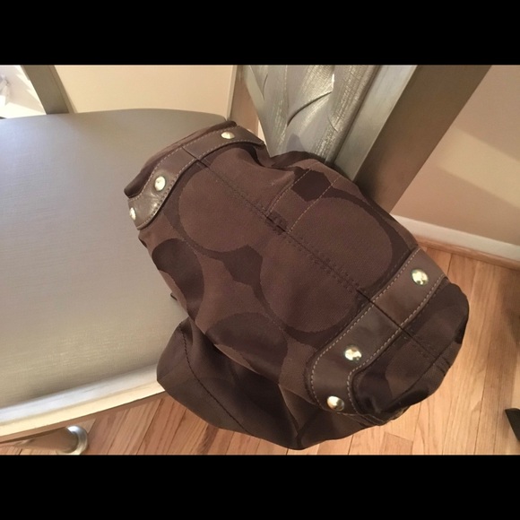 COACH signature bag w/ matching wallet! - Picture 3 of 5